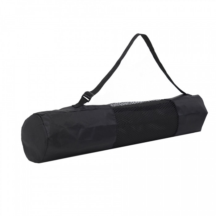 Коврик (мат) спортивный SportVida TPE 183 x 61 x 1 см для йоги и фитнеса SV-EZ0061 Black