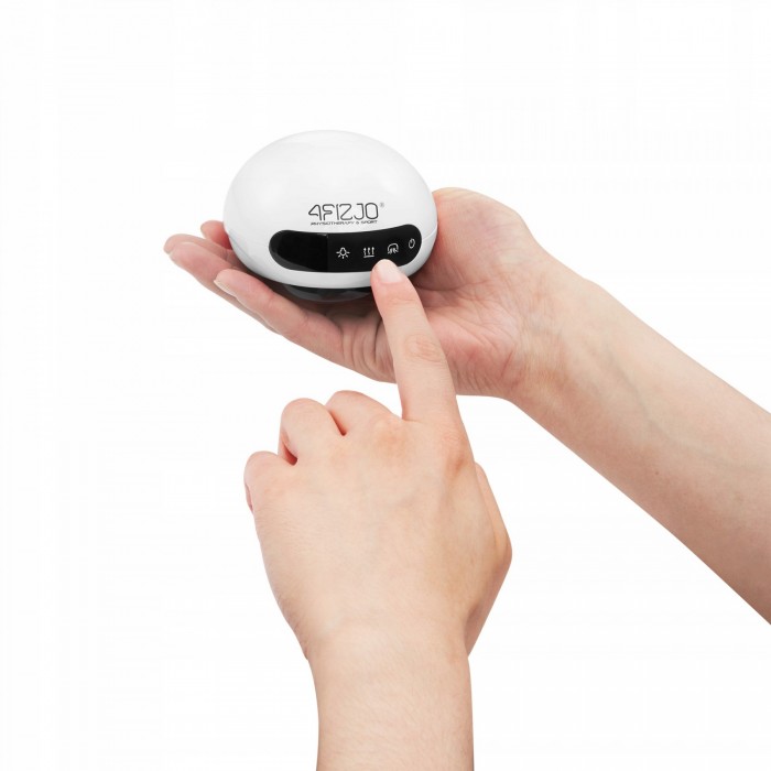 Масажна вакуумна банка 4FIZJO акумуляторна з ІЧ прогрівом White (P-5907739318688)