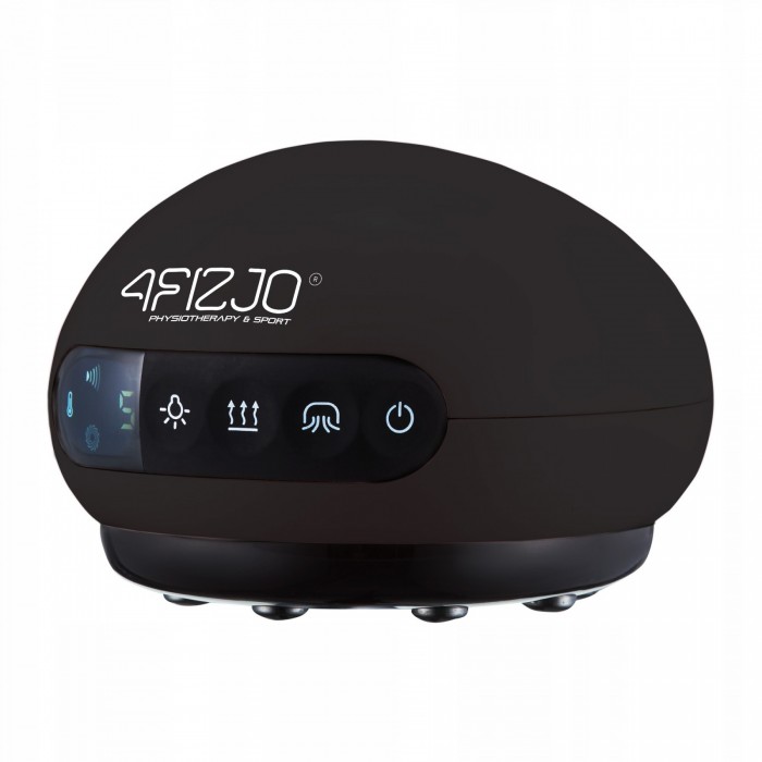 Масажна вакуумна банка 4FIZJO акумуляторна з ІЧ прогрівом Black (P-5907739318695)