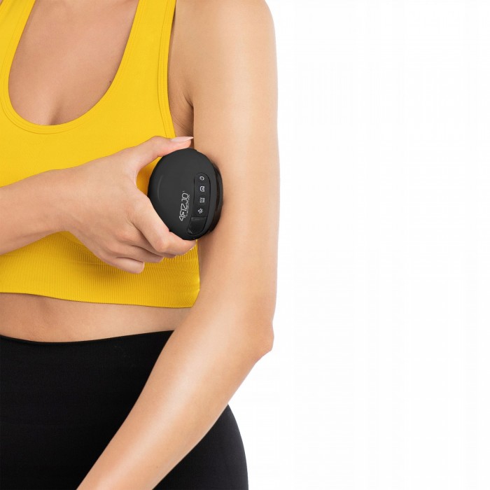 Масажна вакуумна банка 4FIZJO акумуляторна з ІЧ прогрівом Black (P-5907739318695)