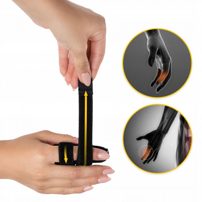 Фіксатор (бандаж) для пальця руки 4FIZJO 1 шт універсальний (P-5907739317476)