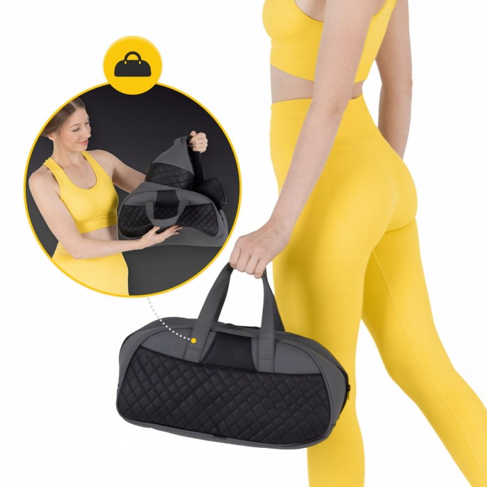 Накидка-масажер 4FIZJO Shiatsu Luxury+ для шиї та спини, акумуляторний Grey (P-5907739319104)