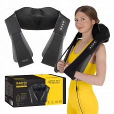 Накидка-массажер 4FIZJO Shiatsu Pro+ для шеи и спины Black/Grey (P-5907739319067)
