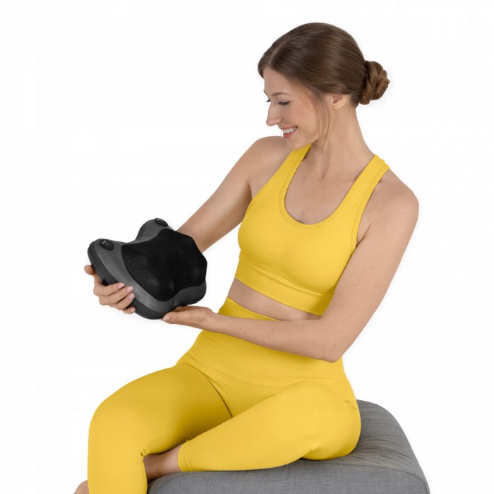 Подушка-массажер 4FIZJO Shiatsu Pro+ Black (P-5907739319159)