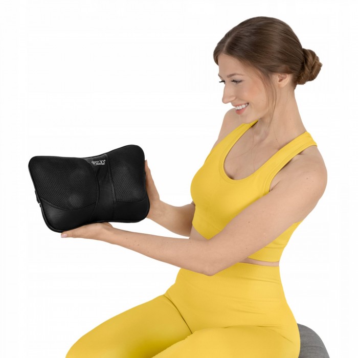 Подушка-масажер 4FIZJO Shiatsu Ultra+ Black (P-5907739319173)