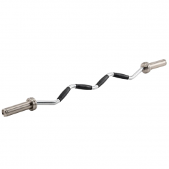 Гриф для штанги олимпийский W-образный York Fitness 160см (50мм) с резиновыми рукоятками