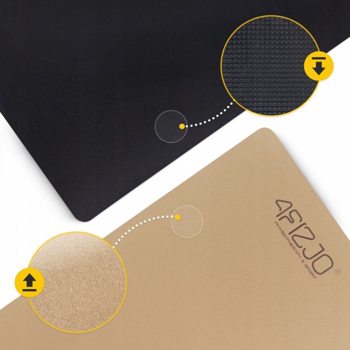 Коврик (мат) спортивный 4FIZJO Cork 183 x 61 x 0.4 см для йоги и фитнеса (P-5907739319562)