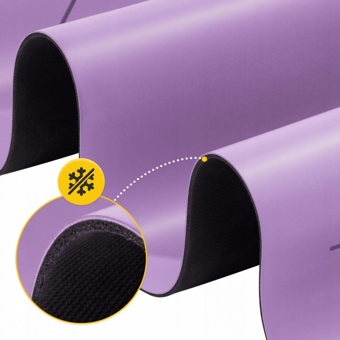 Коврик (мат) спортивный 4FIZJO PU 183 x 68 x 0.4 см для йоги и фитнеса Violet (P-5907739319548)