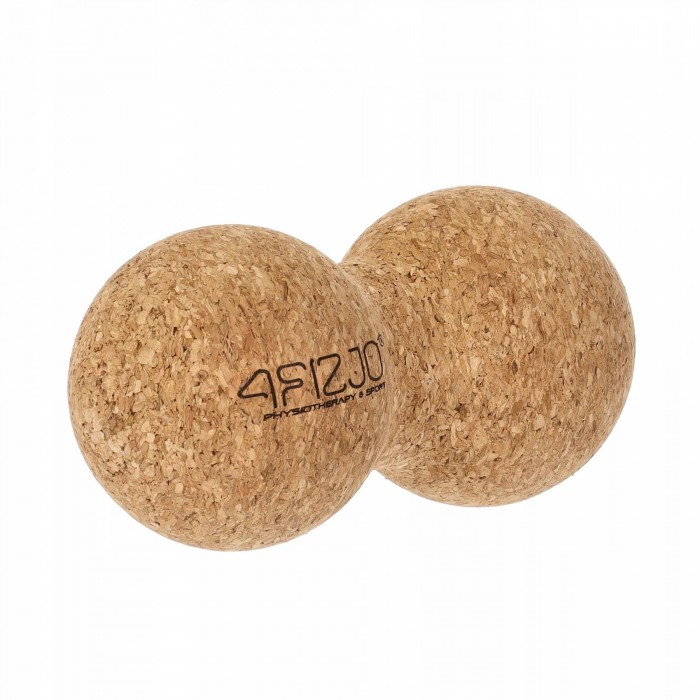 Массажный мяч двойной 4FIZJO Lacrosse DuoBall Cork 6.5 x 13.5 см (P-5907739319586)