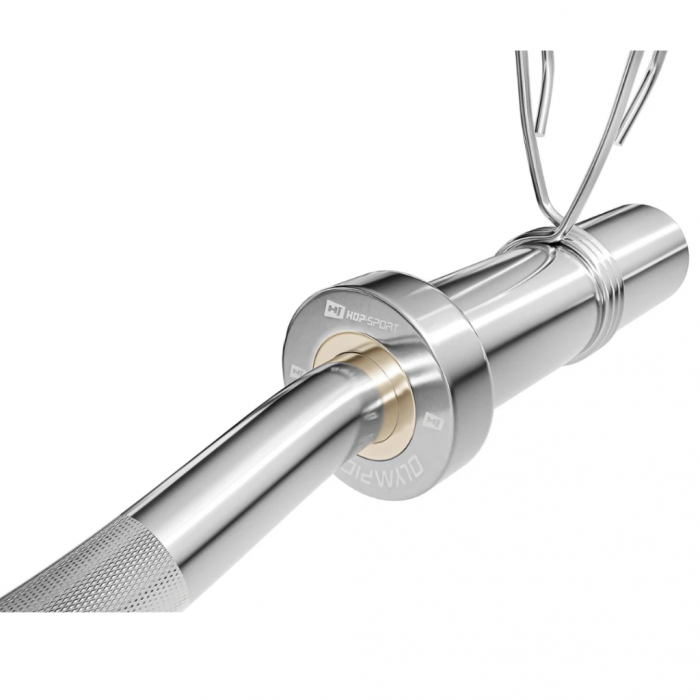 Набір олімпійський Hop-Sport PRO 50 кг із W-подібним грифом.