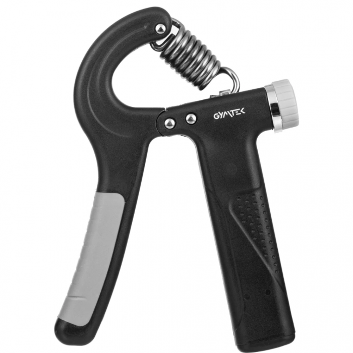 Еспандер регульований Gymtek 10-100 кг із лічильником чорний