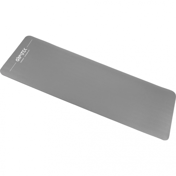 Килимок (мат) для йоги та фітнесу Gymtek NBR 1,5см сірий