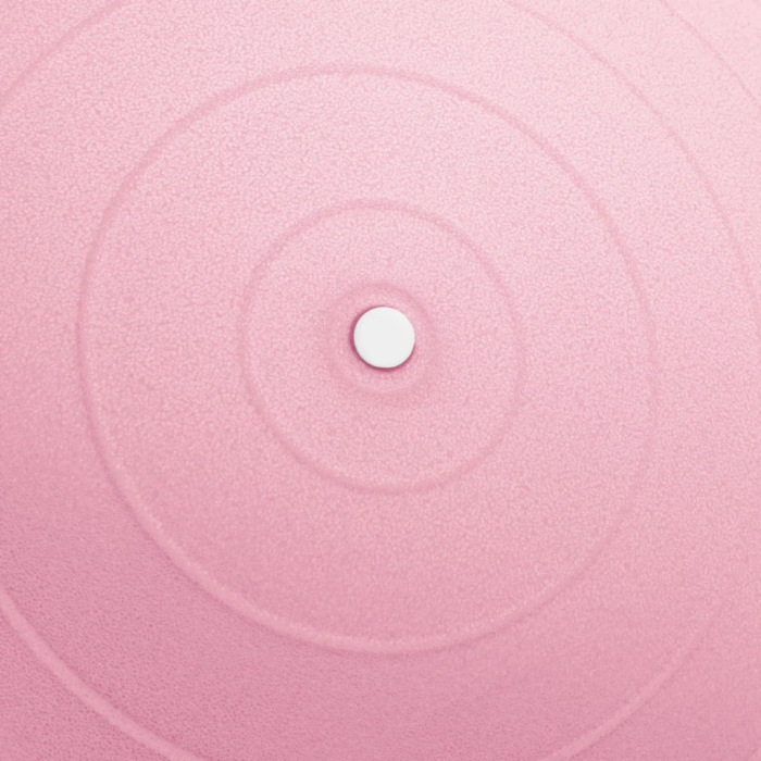 Фитбол Queenfit 65см светло-розовый + насос