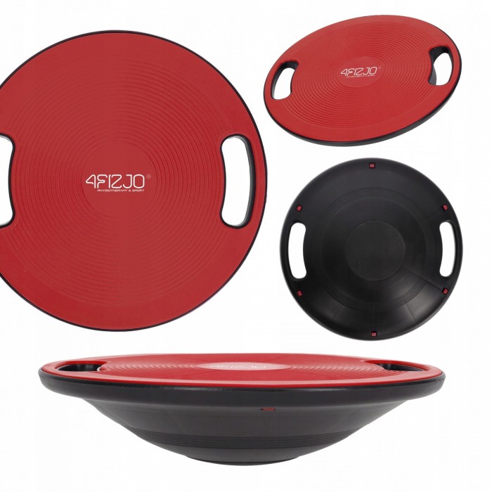 Балансувальний диск (Баланс борд) 4FIZJO круглий, пластиковий Red/Black (P-5905973400626)