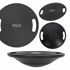 Балансувальний диск (Баланс борд) 4FIZJO круглий, пластиковий Black (P-5905973400633)