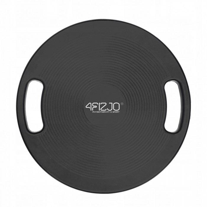 Балансувальний диск (Баланс борд) 4FIZJO круглий, пластиковий Black (P-5905973400633)