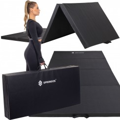 Мат гімнастичний складаний Springos 240 x 120 x 5 см FA0065 Black