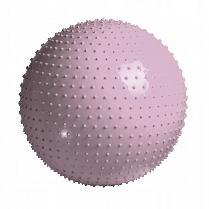 Мяч для фитнеса (фитбол) 4FIZJO 65 см массажный Anti-Burst Pink (P-5905973400220)