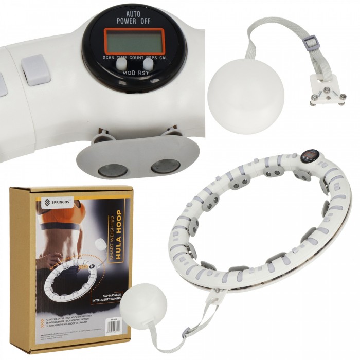 Обруч (хулахуп) массажный Springos Smart с утяжелителем FA1073