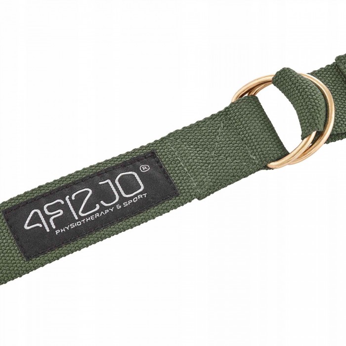 Ремінь для йоги 4FIZJO 300 см Olive (P-5907739318442)