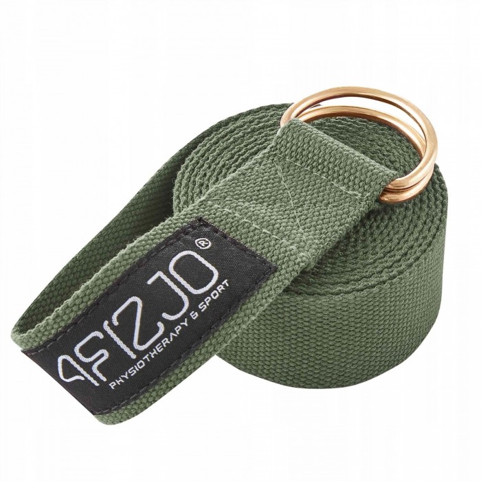 Ремінь для йоги 4FIZJO 300 см Olive (P-5907739318442)