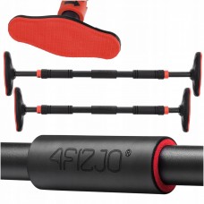 Турнік у дверний отвір розсувний 4FIZJO ULTRA 66-100 см Black/Red (P-5905973400336)