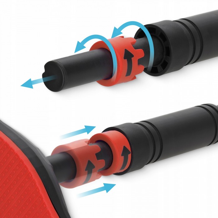 Турнік у дверний отвір розсувний 4FIZJO ULTRA 66-100 см Black/Red (P-5905973400336)