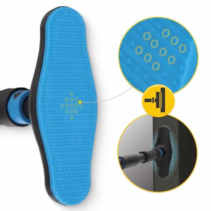 Турник раздвижной 4FIZJO ULTRA 66-100 см Black/Blue (P-5905973400329)