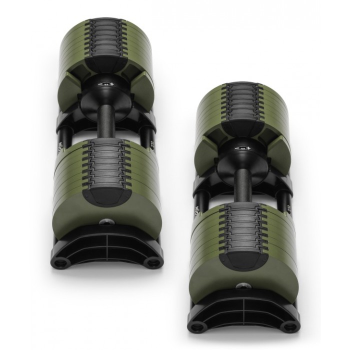 Гантели с регулируемым весом наборные NUO Nuobell Green 2-32 кг пара