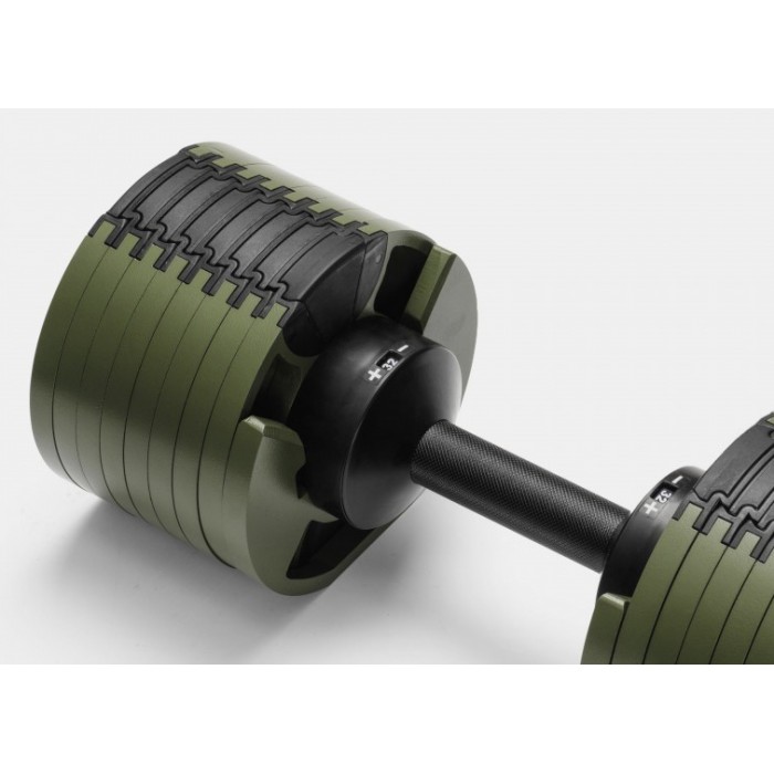 Гантели с регулируемым весом наборные NUO Nuobell Green 2-32 кг пара