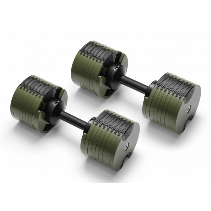 Гантели с регулируемым весом наборные NUO Nuobell Green 2-32 кг пара