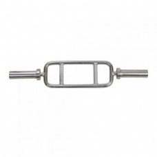 Гриф для трицепса InterAtletika C3-22-M ø50 мм (без замков), 86 см