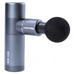 Перкусійний масажер "MINI MASSAGE GUN" LivePro LP8513 сірий