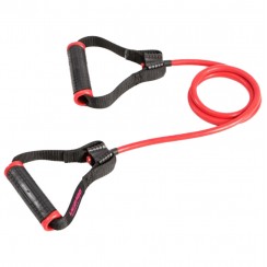 Эспандер трубчатый "TONING TUBE PRO" LiveUp LP8405-H черный/красный