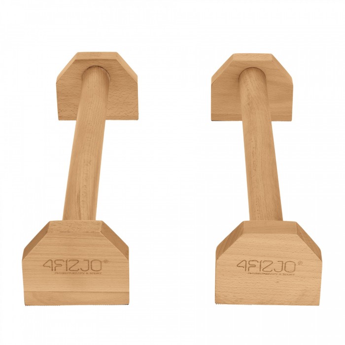 Упори для віджимань (паралетси) 4FIZJO 50 см дерев'яні, подовжені (P-5905973400367)