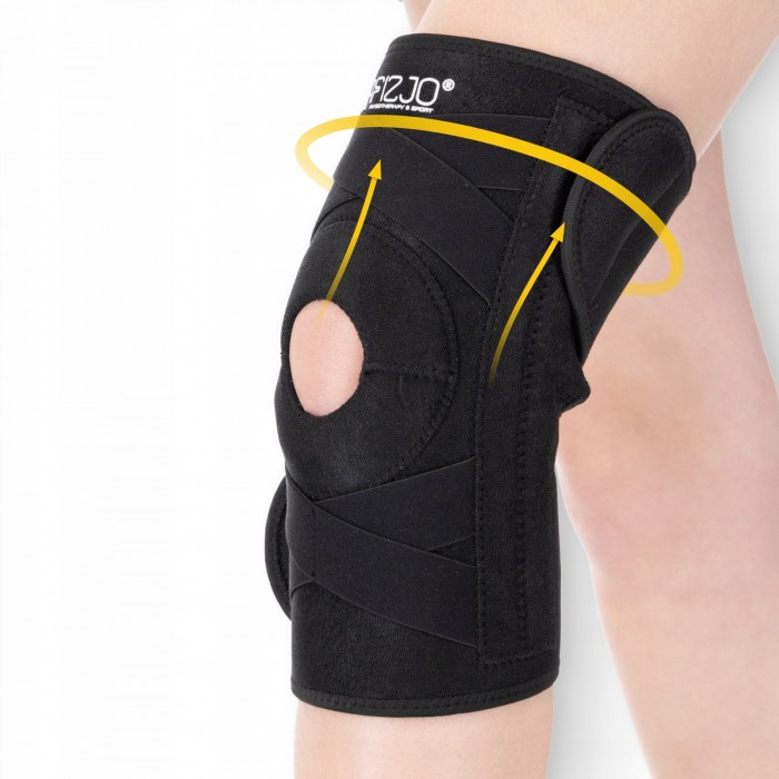 Фіксатор (бандаж) для коліна 4FIZJO 1 шт універсальний, подовжений (P-5905973400497)