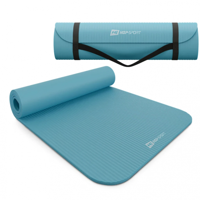 Коврик для йоги Hop-Sport HS-NB010GM NBR 1см светлый морской