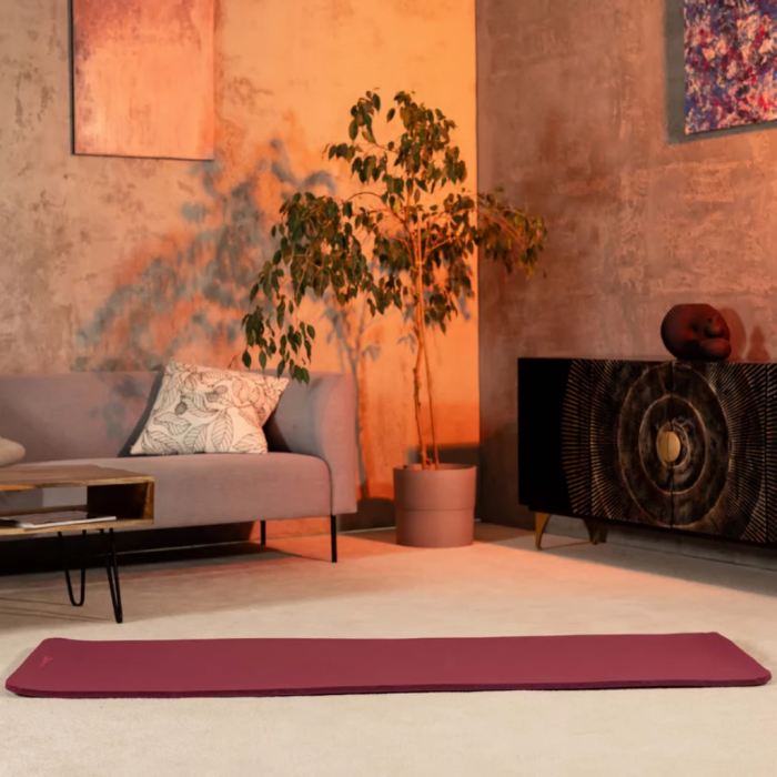 Килимок для йоги Hop-Sport HS-NB010GM NBR 1см ягідний