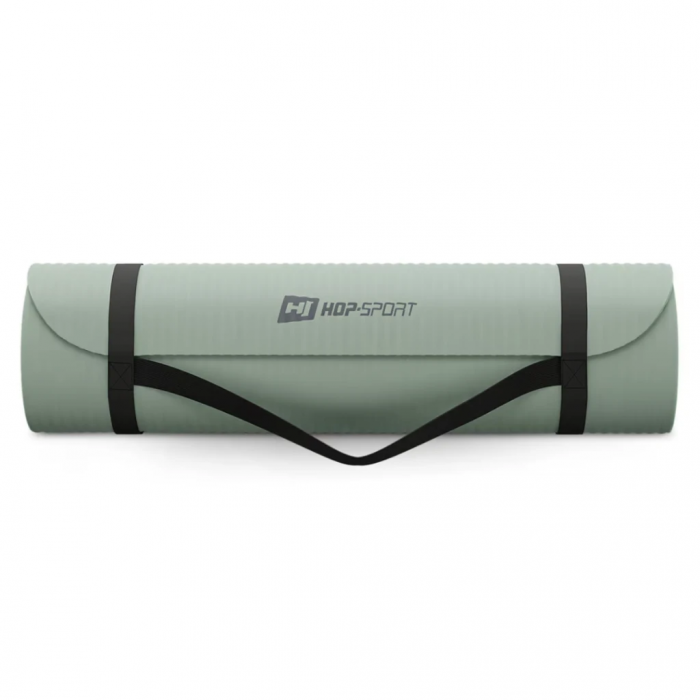 Килимок для йоги Hop-Sport HS-NB010GM NBR 1см оливковий