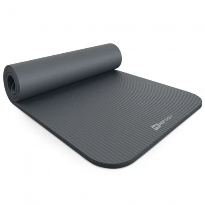 Коврик для йоги Hop-Sport HS-NB015GM NBR 1,5см графитовый