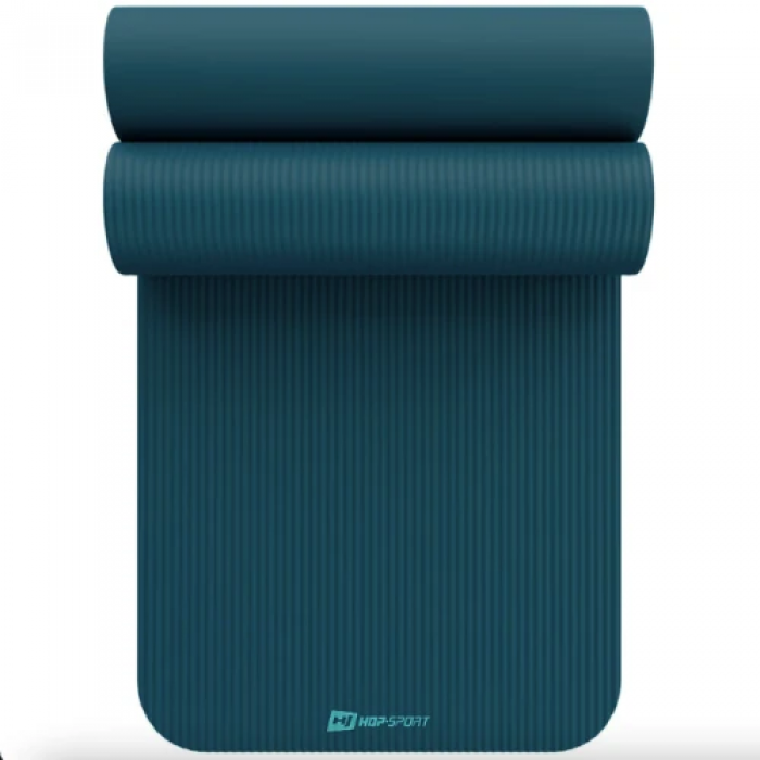 Коврик для йоги Hop-Sport HS-NB015GM NBR 1,5см темный морской