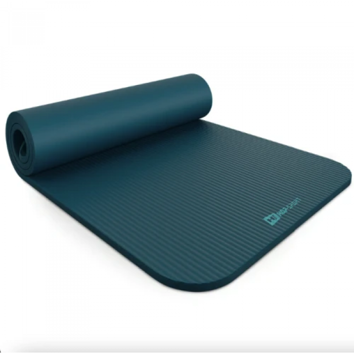Коврик для йоги Hop-Sport HS-NB015GM NBR 1,5см темный морской