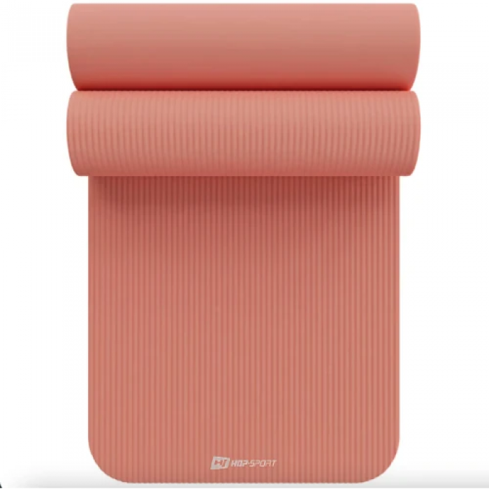 Килимок для йоги Hop-Sport HS-NB015GM NBR 1,5см персиковий