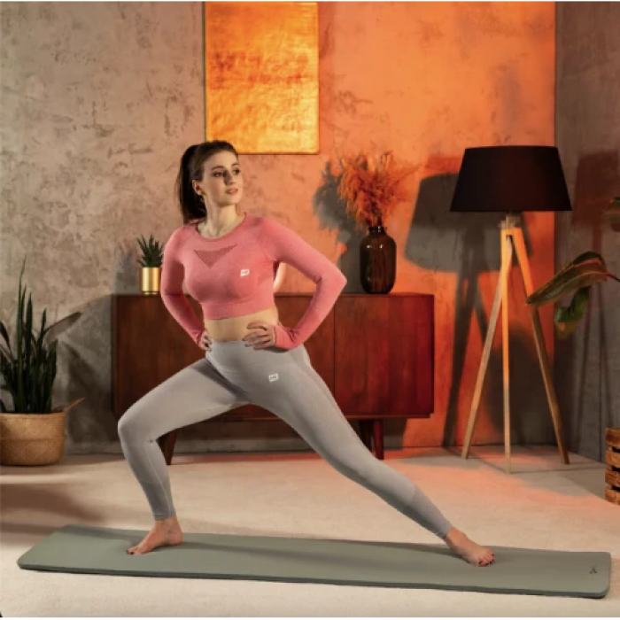 Коврик для йоги Hop-Sport HS-NB015GM NBR 1,5см оливковый