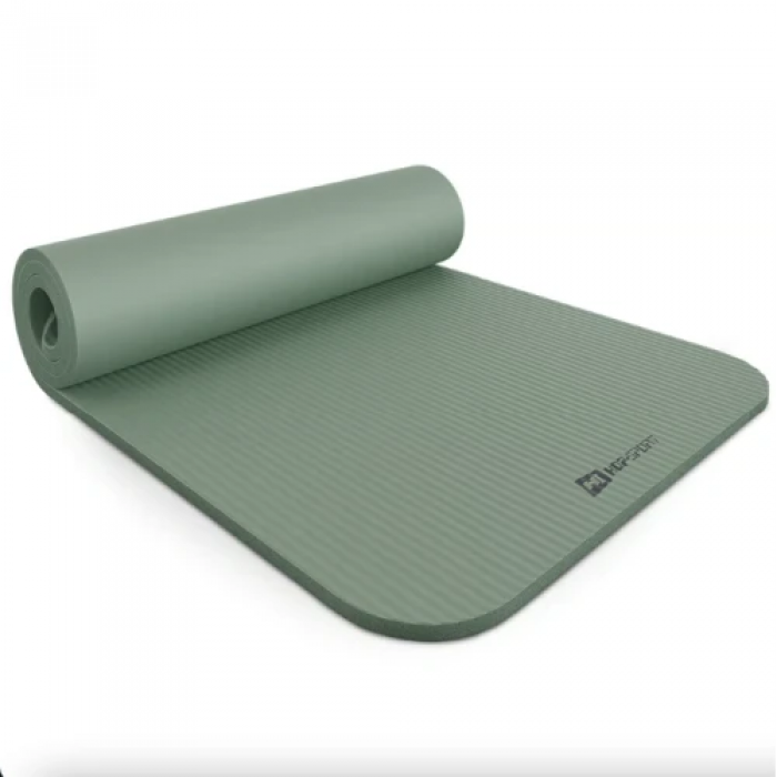 Коврик для йоги Hop-Sport HS-NB015GM NBR 1,5см оливковый