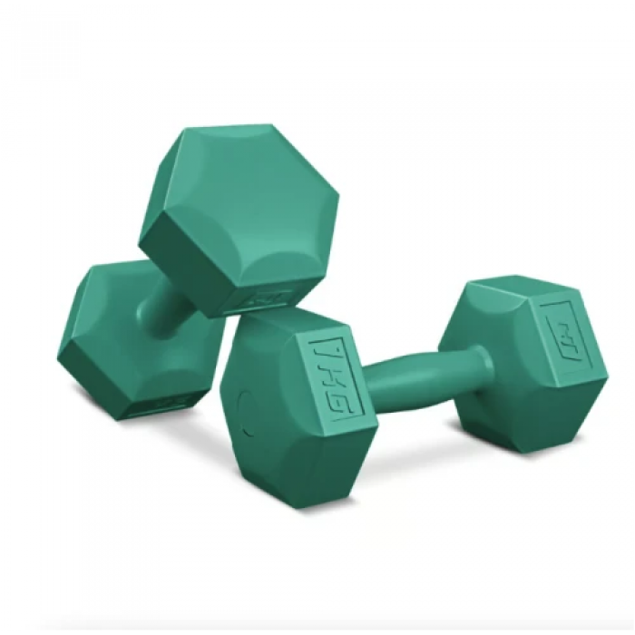 Гантели для фитнеса композитные Hop-Sport HS-C010DS 2х1 кг бирюзовый