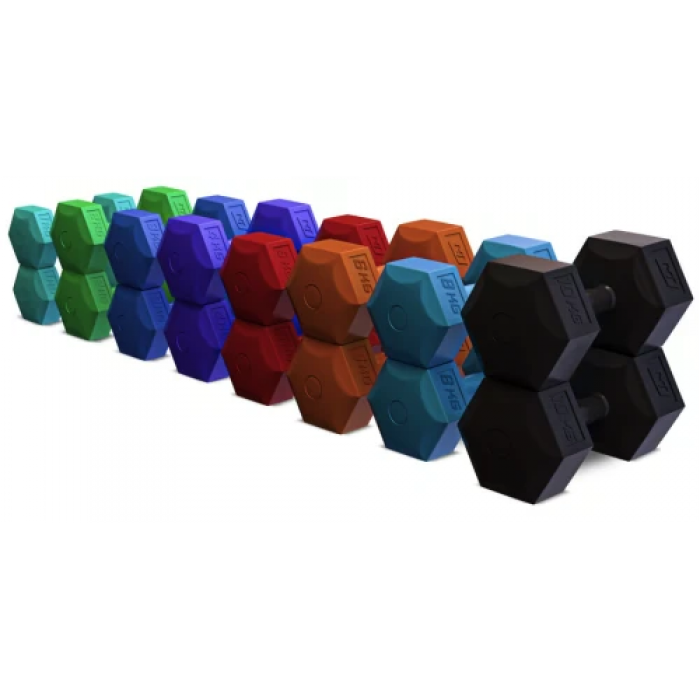 Гантели для фитнеса композитные Hop-Sport HS-C010DS 2х1 кг бирюзовый