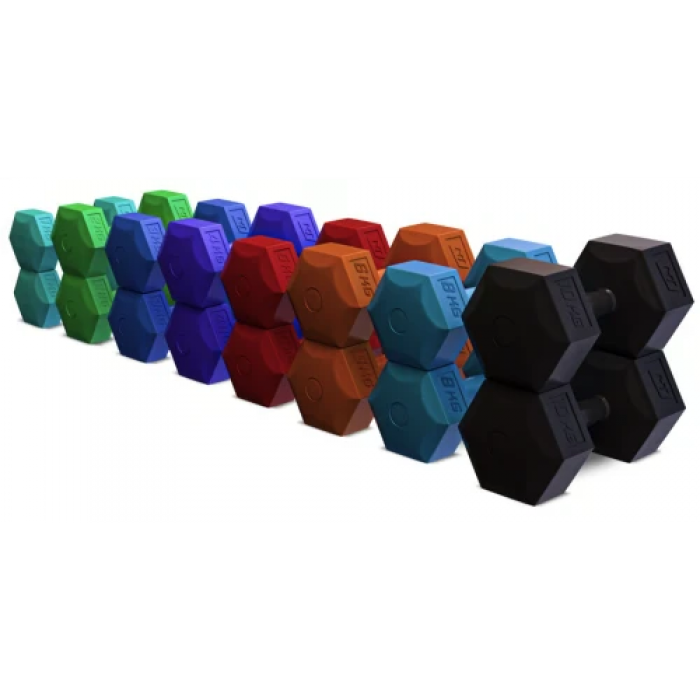 Гантели для фитнеса композитные Hop-Sport HS-C020DS 2х2 кг зеленый