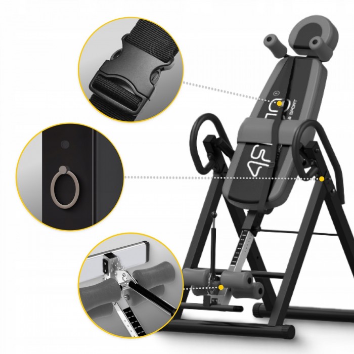 Стіл інверсійний 4FIZJO регульований Black/Grey (P-5905973401951)