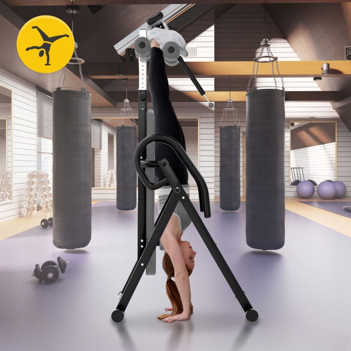 Стіл інверсійний 4FIZJO регульований Black/Grey (P-5905973401951)